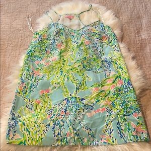 Lilly Pulitzer silk slip dress